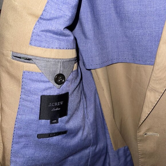 Beige J Crew summer Cotton blazer - Picture 4 of 9